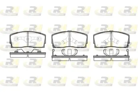 225402 Гальмівні колодки дискові ROADHOUSE підбір по vin на Brocar