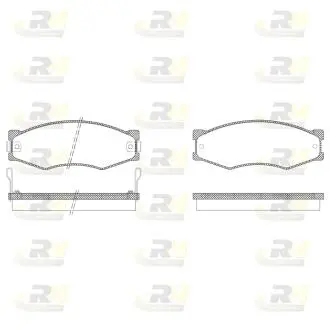 218402 Тормозные колодки, к-кт. ROADHOUSE подбор по vin на Brocar