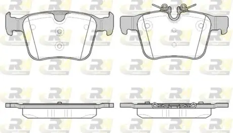 2151640 Тормозные колодки, к-кт. ROADHOUSE підбір по vin на Brocar