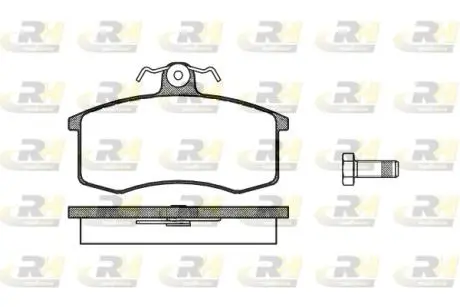222100 Тормозные колодки, к-кт. ROADHOUSE подбор по vin на Brocar