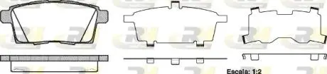 2126800 Гальмівні колодки дискові ROADHOUSE підбір по vin на Brocar