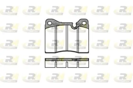 201130 Тормозные колодки, к-кт. ROADHOUSE подбор по vin на Brocar