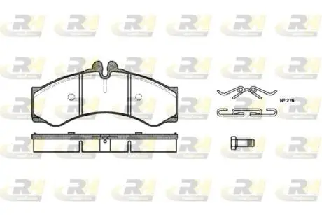 261400 Гальмівні колодки дискові ROADHOUSE підбір по vin на Brocar