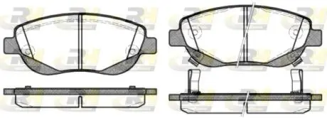 2144802 Гальмівні колодки дискові ROADHOUSE підбір по vin на Brocar