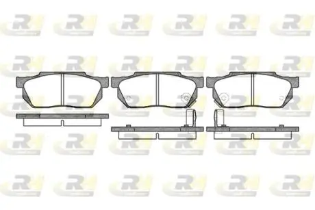 219302 Тормозные колодки, к-кт. ROADHOUSE подбор по vin на Brocar