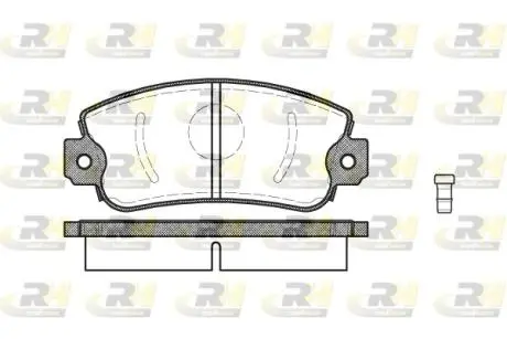 237202 Гальмівні колодки дискові ROADHOUSE підбір по vin на Brocar