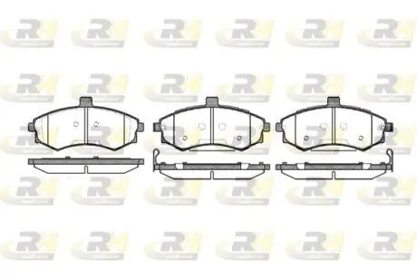 289302 Гальмівні колодки дискові ROADHOUSE підбір по vin на Brocar