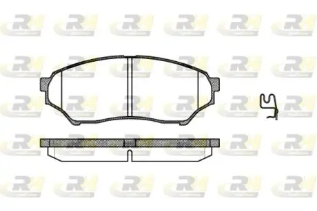 284501 Тормозные колодки, к-кт. ROADHOUSE підбір по vin на Brocar