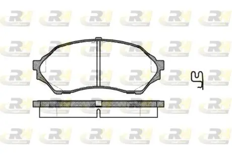 269900 Гальмівні колодки дискові ROADHOUSE підбір по vin на Brocar