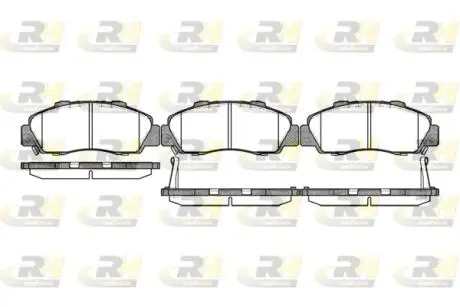 235132 Гальмівні колодки дискові ROADHOUSE підбір по vin на Brocar