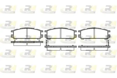 234202 Тормозные колодки, к-кт. ROADHOUSE подбор по vin на Brocar