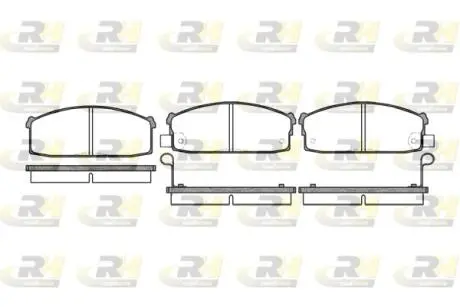 211702 Гальмівні колодки дискові ROADHOUSE підбір по vin на Brocar
