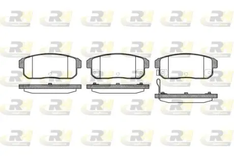 288311 Тормозные колодки, к-кт. ROADHOUSE подбор по vin на Brocar