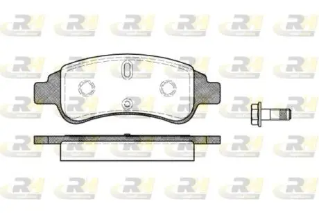 284030 Гальмівні колодки дискові ROADHOUSE підбір по vin на Brocar