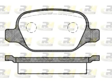 272710 Гальмівні колодки дискові ROADHOUSE підбір по vin на Brocar