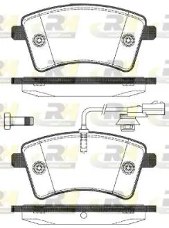 2135101 Тормозные колодки, к-кт. ROADHOUSE підбір по vin на Brocar