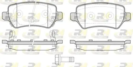 295722 Гальмівні колодки дискові ROADHOUSE підбір по vin на Brocar