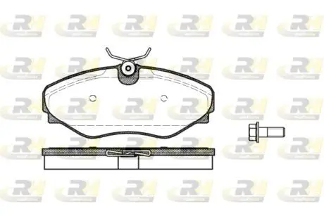 283420 Гальмівні колодки дискові ROADHOUSE підбір по vin на Brocar