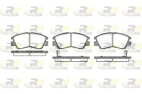 227502 Тормозные колодки, к-кт. ROADHOUSE подбор по vin на Brocar