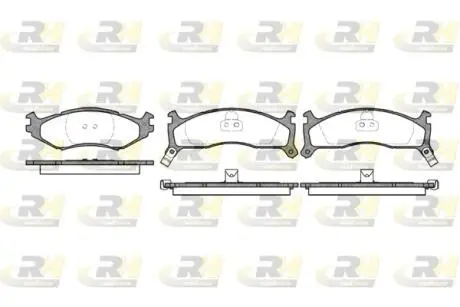 248402 Тормозные колодки, к-кт. ROADHOUSE подбор по vin на Brocar