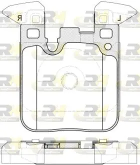 2153900 Гальмівні колодки дискові ROADHOUSE підбір по vin на Brocar