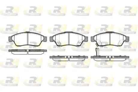 287501 Тормозные колодки, к-кт. ROADHOUSE підбір по vin на Brocar