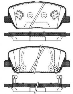 2139802 Тормозные колодки, к-кт. ROADHOUSE подбор по vin на Brocar