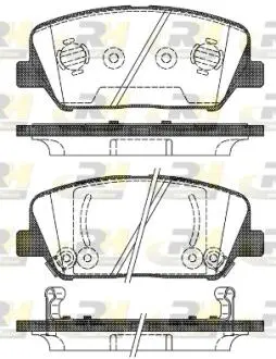 2139802 Тормозные колодки, к-кт. ROADHOUSE підбір по vin на Brocar
