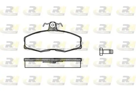 215400 Гальмівні колодки дискові ROADHOUSE підбір по vin на Brocar
