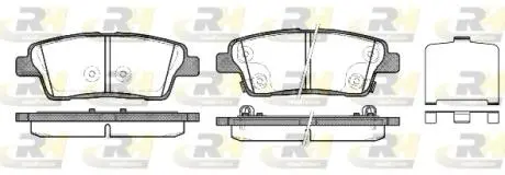 2145802 Гальмівні колодки дискові ROADHOUSE підбір по vin на Brocar