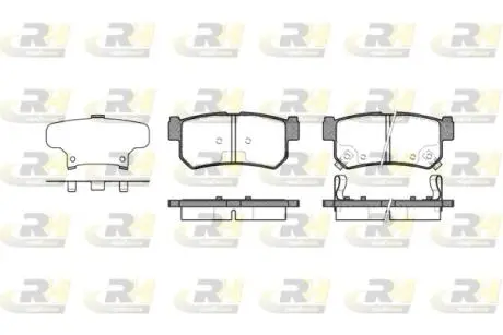 274662 Тормозные колодки, к-кт. ROADHOUSE підбір по vin на Brocar