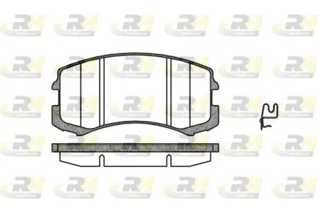 296501 Гальмівні колодки дискові ROADHOUSE підбір по vin на Brocar