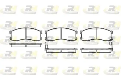 231302 Тормозные колодки, к-кт. ROADHOUSE подбор по vin на Brocar