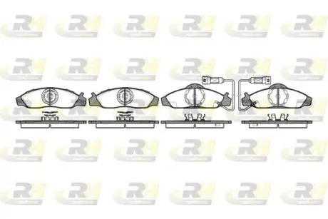 262402 Гальмівні колодки дискові ROADHOUSE підбір по vin на Brocar