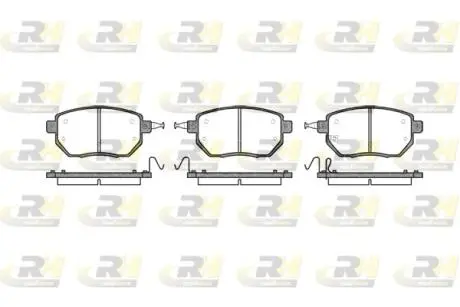 298502 Тормозные колодки, к-кт. ROADHOUSE подбор по vin на Brocar