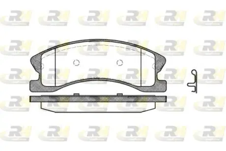 297302 Колодки тормозные (передние) Jeep Grand Cherokee II 99-05 (Akebono) (с датчиком) ROADHOUSE подбор по vin на Brocar