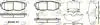 Колодки тормозные (задние) Subaru Impreza/Outback 08- 2122801
