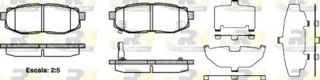 2122801 Колодки тормозные (задние) Subaru Impreza/Outback 08- ROADHOUSE подбор по vin на Brocar