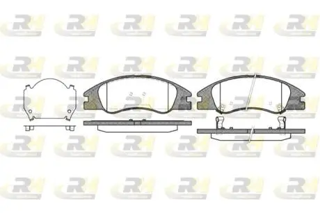 2113402 Гальмівні колодки дискові ROADHOUSE підбір по vin на Brocar