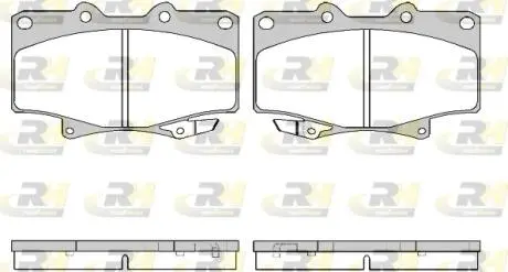 242904 Тормозные колодки, к-кт. ROADHOUSE подбор по vin на Brocar