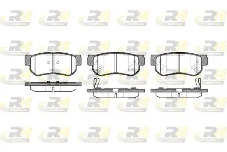 274602 Гальмівні колодки дискові ROADHOUSE підбір по vin на Brocar