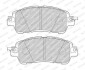 Тормозные колодки, к-кт. FDB5015
