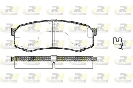 241304 Тормозные колодки, к-кт. ROADHOUSE подбор по vin на Brocar