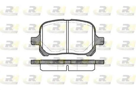 262100 Тормозные колодки, к-кт. ROADHOUSE подбор по vin на Brocar