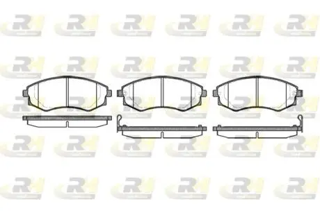 231812 Гальмівні колодки дискові ROADHOUSE підбір по vin на Brocar