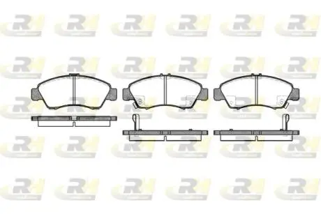 241902 Тормозные колодки, к-кт. ROADHOUSE подбор по vin на Brocar