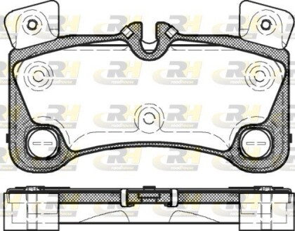 2134600 Комплект колодок гальмівних ROADHOUSE підбір по vin на Brocar