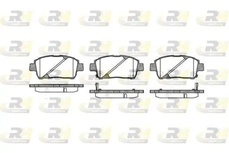 274002 Гальмівні колодки дискові ROADHOUSE підбір по vin на Brocar