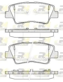 2136252 Гальмівні колодки дискові ROADHOUSE підбір по vin на Brocar