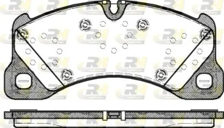 2134500 Гальмівні колодки дискові ROADHOUSE підбір по vin на Brocar